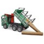 Bruder camion lemne MAN TGA cu macara de incarcare si 3 busteni